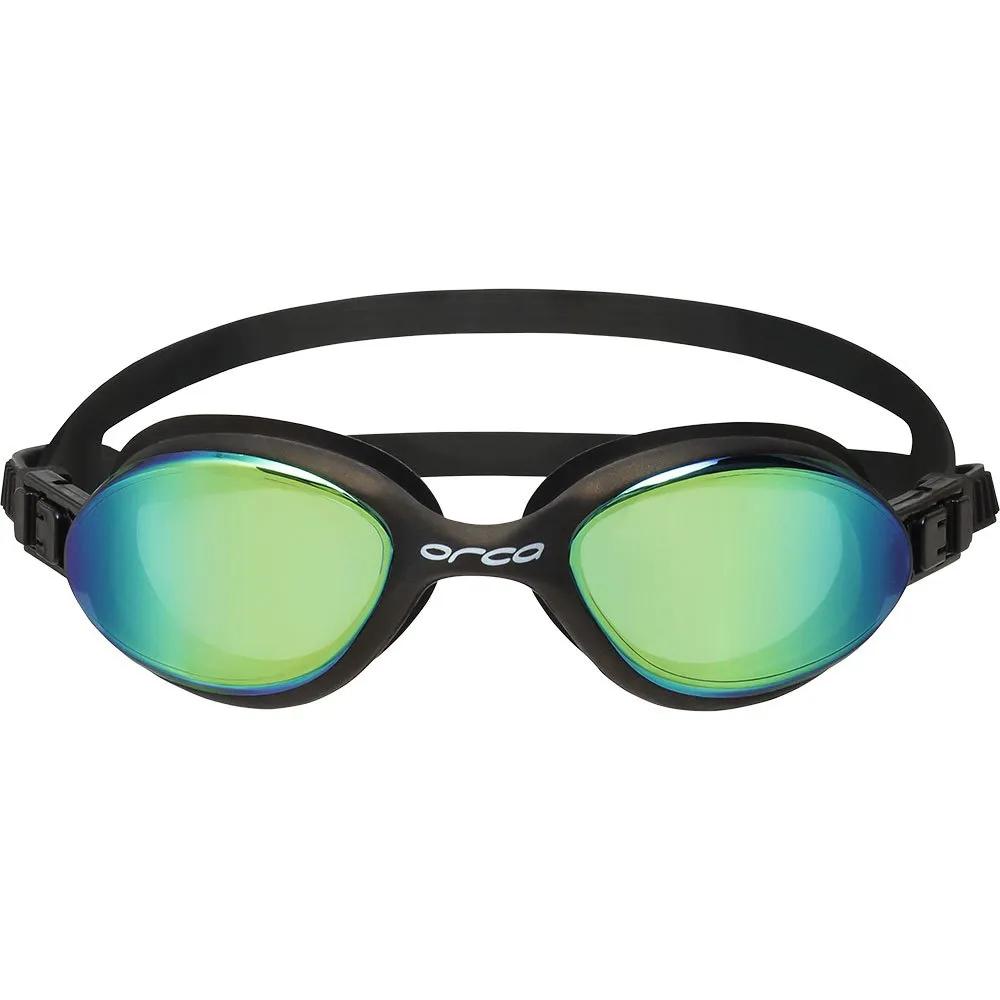 Orca Plastic Swimming Goggles with Mirrored Coating Killa 180º