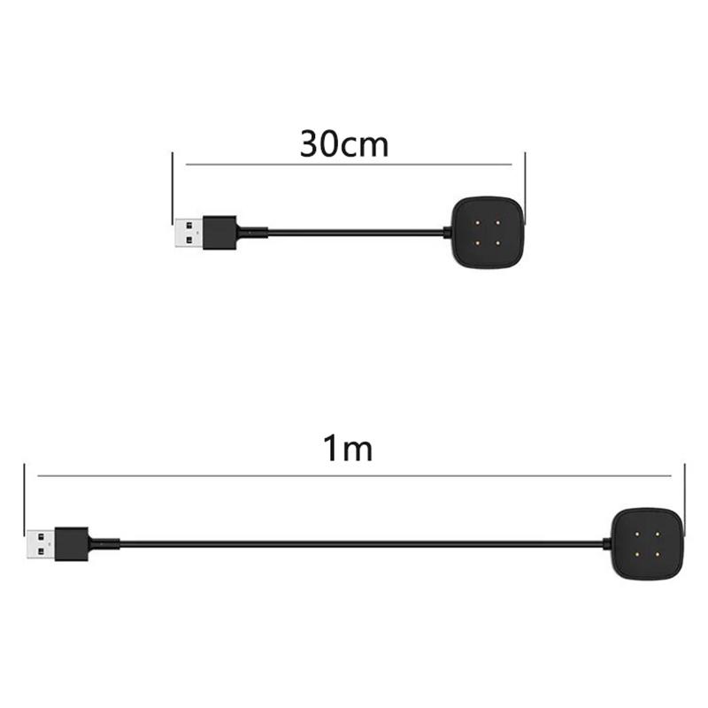 Ładowarka do smartwatcha dla Fitbit Sense 2 Watch Zamienny kabel do ładowania Adapter dla Fitbit Versa 3 4 USB Ładowarka do smartwatcha