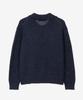 MINDBRIDGE [Hoite] Wool Blend Glitter Collar Semi-Oversized Knit