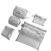 6pcs Set Durable Mesh Storage Bag Minimalist Coin Purse  Electronic Accessories