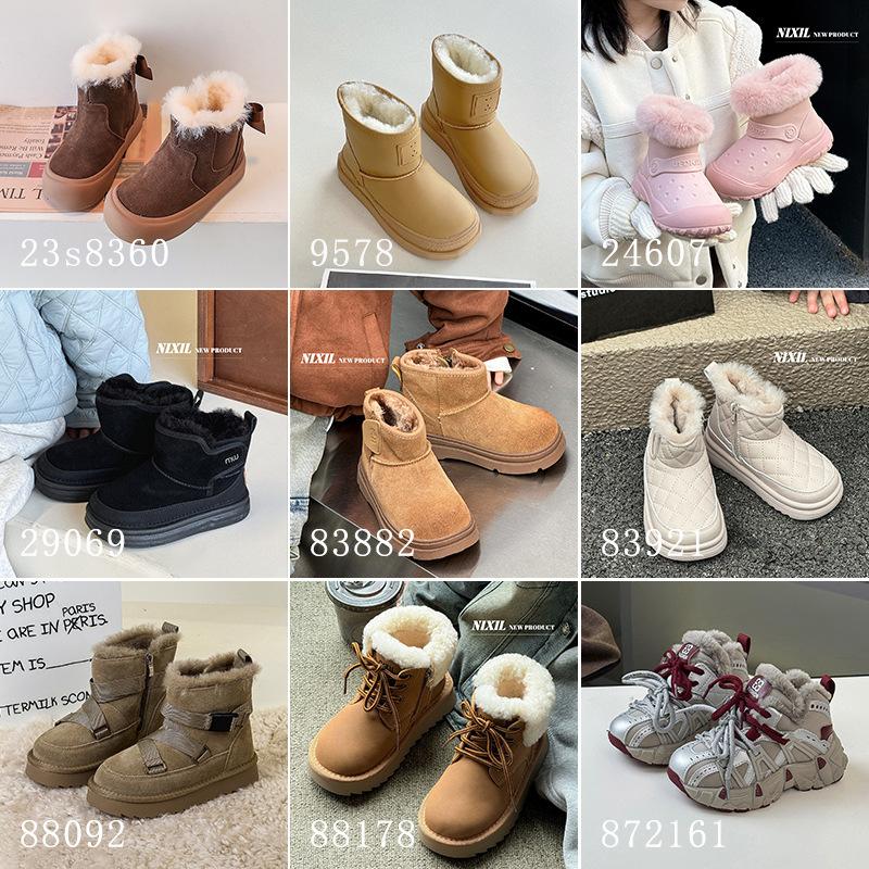 Clearance, Handling, Winter, Children's Fleece Casual Shoes, Sneakers, Snow Boots