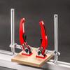 Quick Release Ratchet Track F-Clamp Heavy Duty Woodworking F Clamp Multifunctional Fixed Clip Carpenter Workpiece Holding Tool