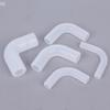 5pcs Silicone Elbow Flexible Repair Joint Hard Tube Soft Connector Elastic Right Angle Rubber Coupling Pipe Irrigation Garden