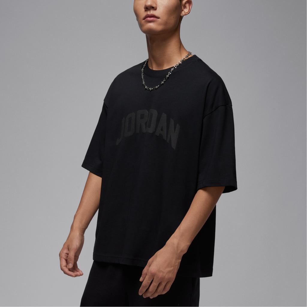 Jordan Flight Essentials Logo Locker Baumwoll Kurzarm T-Shirt Herren Tops HQ8936010