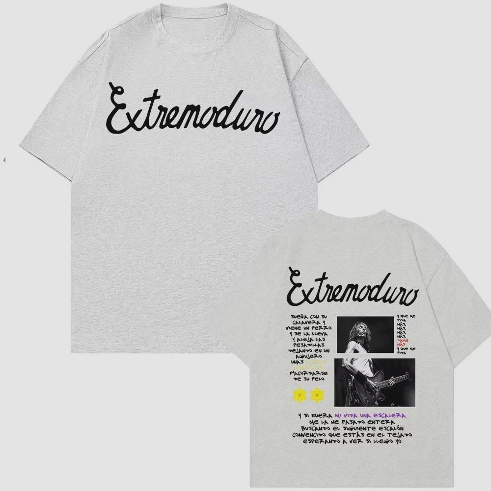 Extremoduro Merch Tshirt Men Women Oversized Y2k Retro Streetwear Short Sleeve Tshirts Hip Hop Punk Style Female Male Clothing