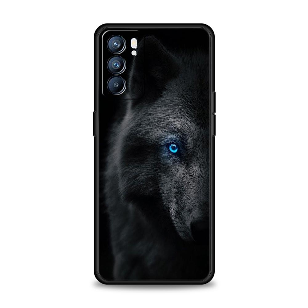 Die Wolf Handyhülle Für Oppo Reno8 Reno7 Reno6 Pro A54 5G Find X6 X5 A53 A52 A9 A15 A95 A17 A16 A76 A74 A57 A31 Hülle