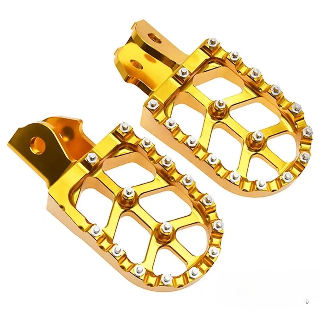 Universal Motorcycle Colorful Footpeg Footrest Foot Pegs For HONDA Footpeg Electric Dirt Bike Pedals Rests For KTM SX SXF EXC