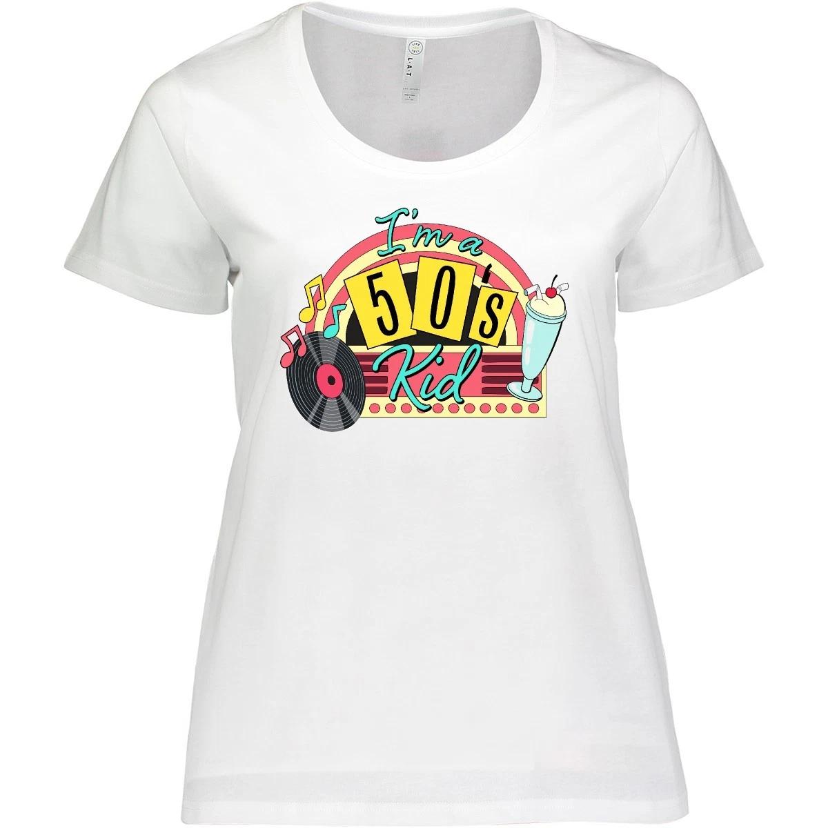 

Inktastic I m A 50 s Kid 1950 s Style Birthday Jukebox Plus Size kids boys T-Shirt 160