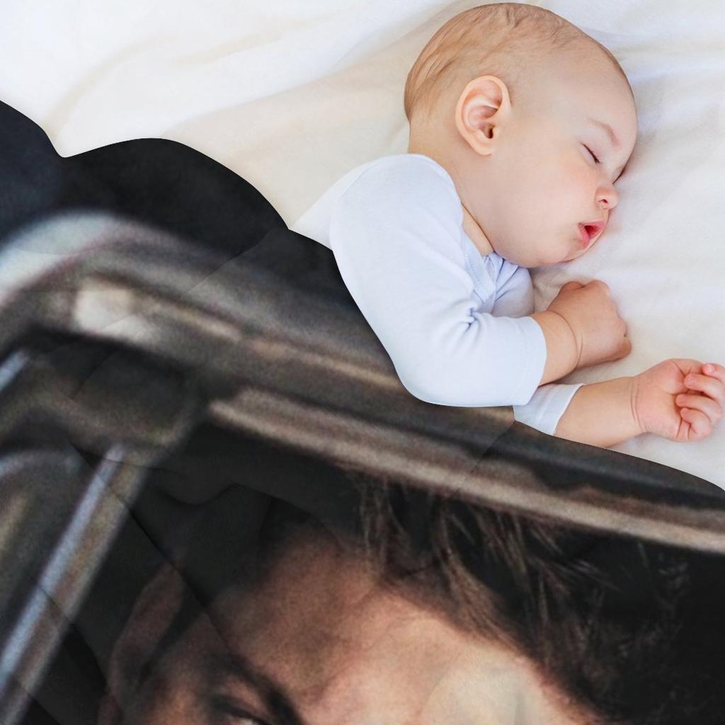 jensen ackles Throw Blanket Flannel Fabric for babies For Baby manga Blankets