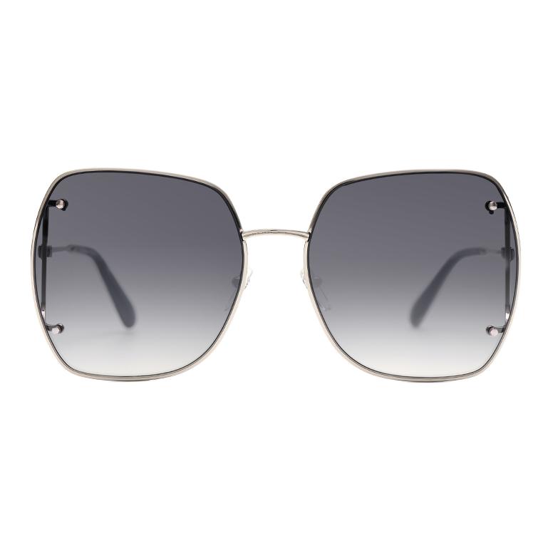Ferragamo Travel UV Protection Square Sunglasses With Logo Unisex sunglasses Gold SF247SA-7738