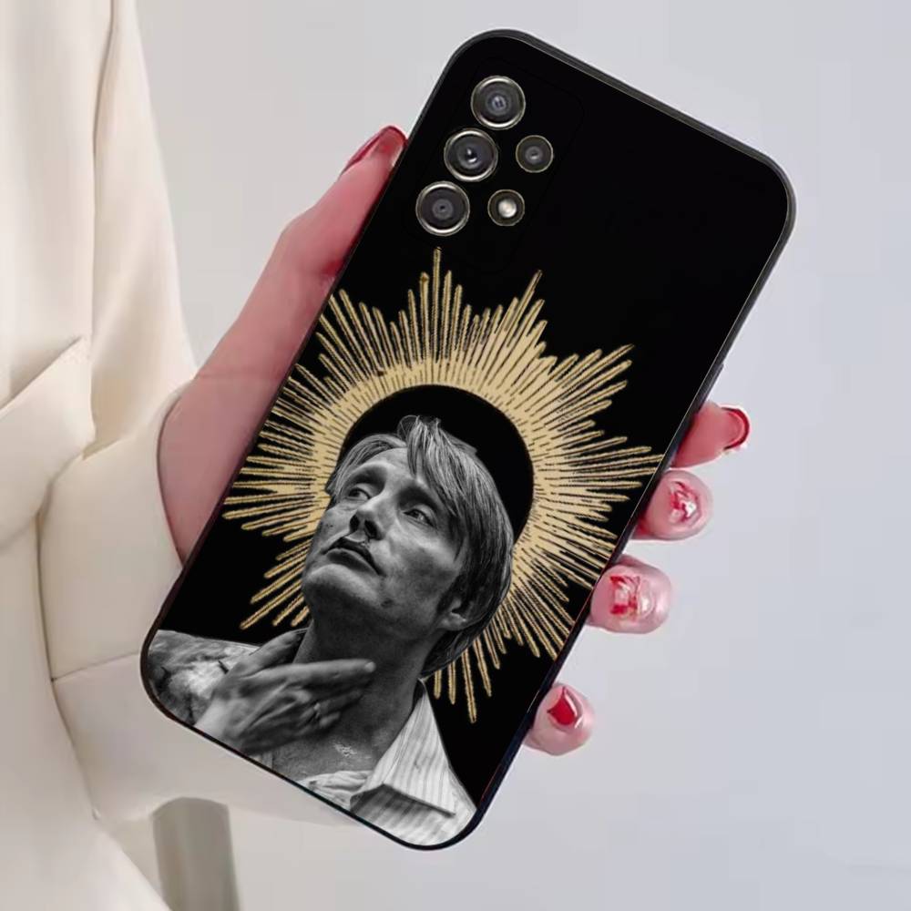 

Чехол для телефона с Грэмом Хэннибалом Мадсом Миккельсеном для Samsung S25, S24, S21, S22, S23, S30, Ultra, S20, Plus, Fe, Мягкий силиконовый черный чехол Samsung S235G