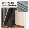 Solid Color Plain Hemp Black Background Full Blackout Curtains Hook Living Room Sunscreen Curtains