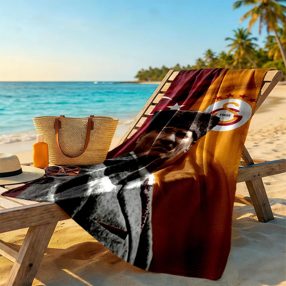 Galatasaray Beach Towel Super Soft & Absorbent Comfortable Lightweight