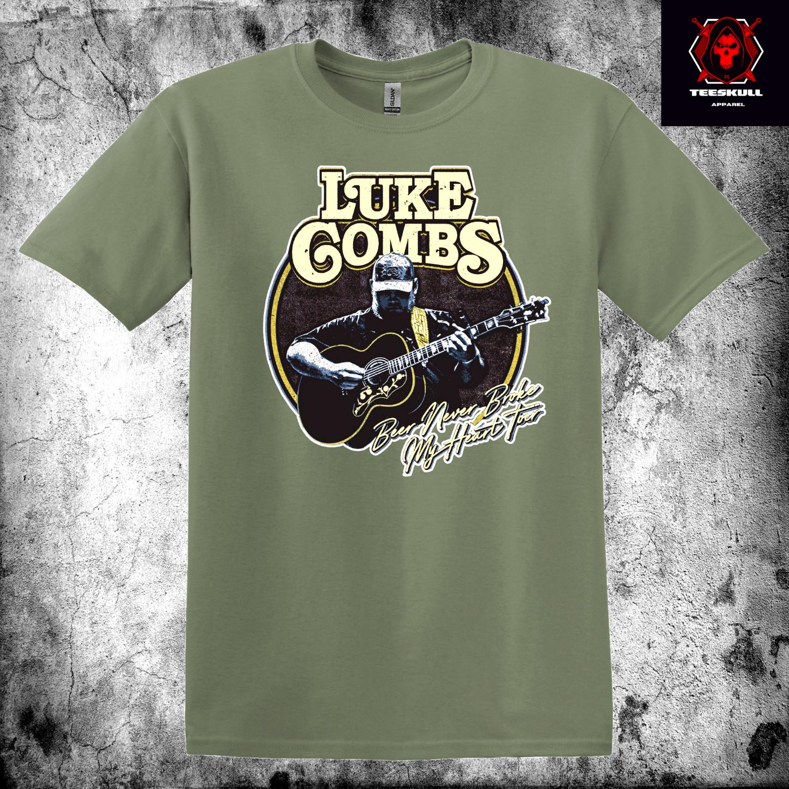 

26 Luke Combs Beer Never Broke My Heart Tour Unisex Heavy Cotton T-SHIRT S-3XL Unisex T-Shirt M