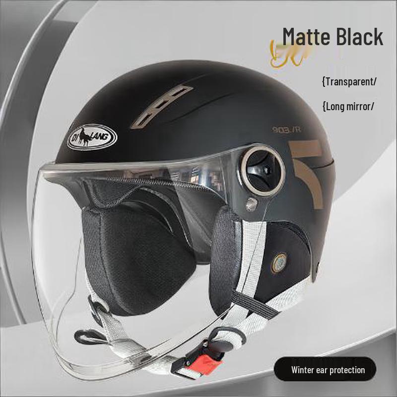 Lishi L004 Winter Motorcycle Helmet with Long Visor