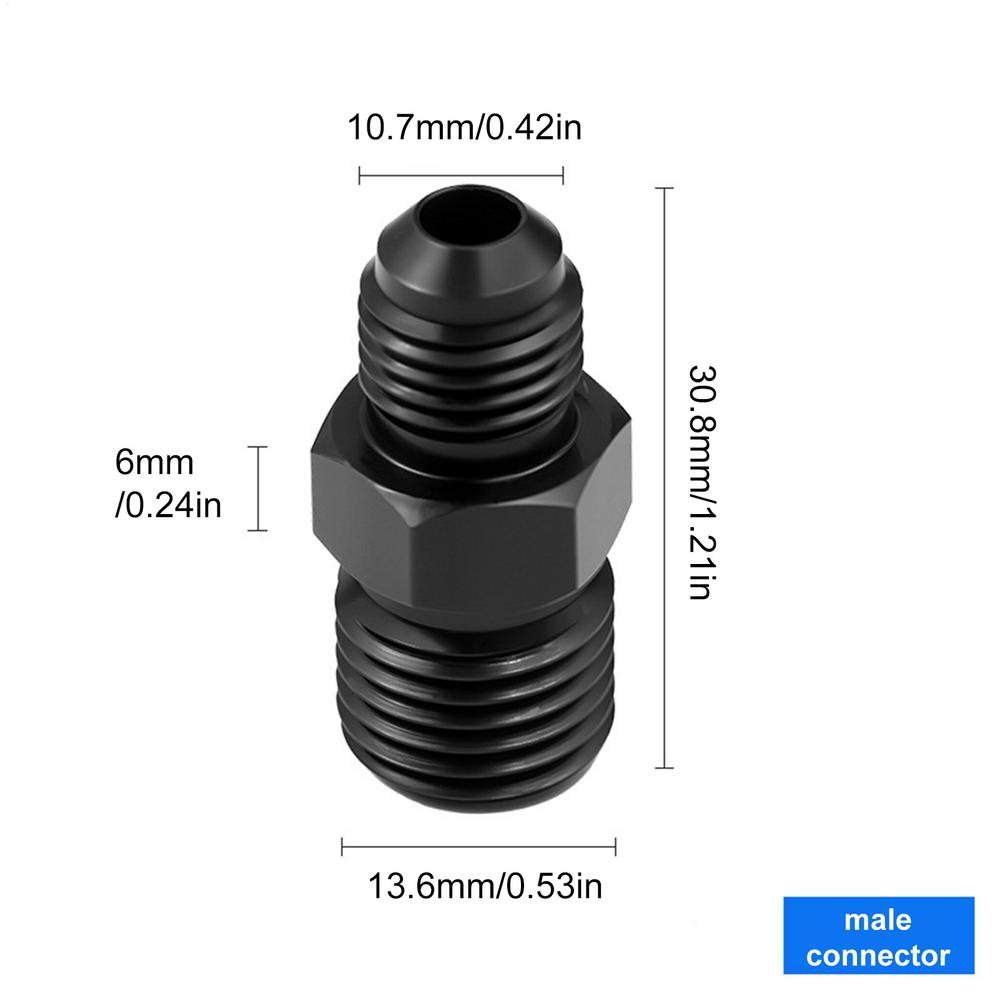 

Oil Hose Adapter Oil Pump Leak Detection Connector Lightweight Oil Filter Adapter for Car Engine High-pressure Oil Nozzle