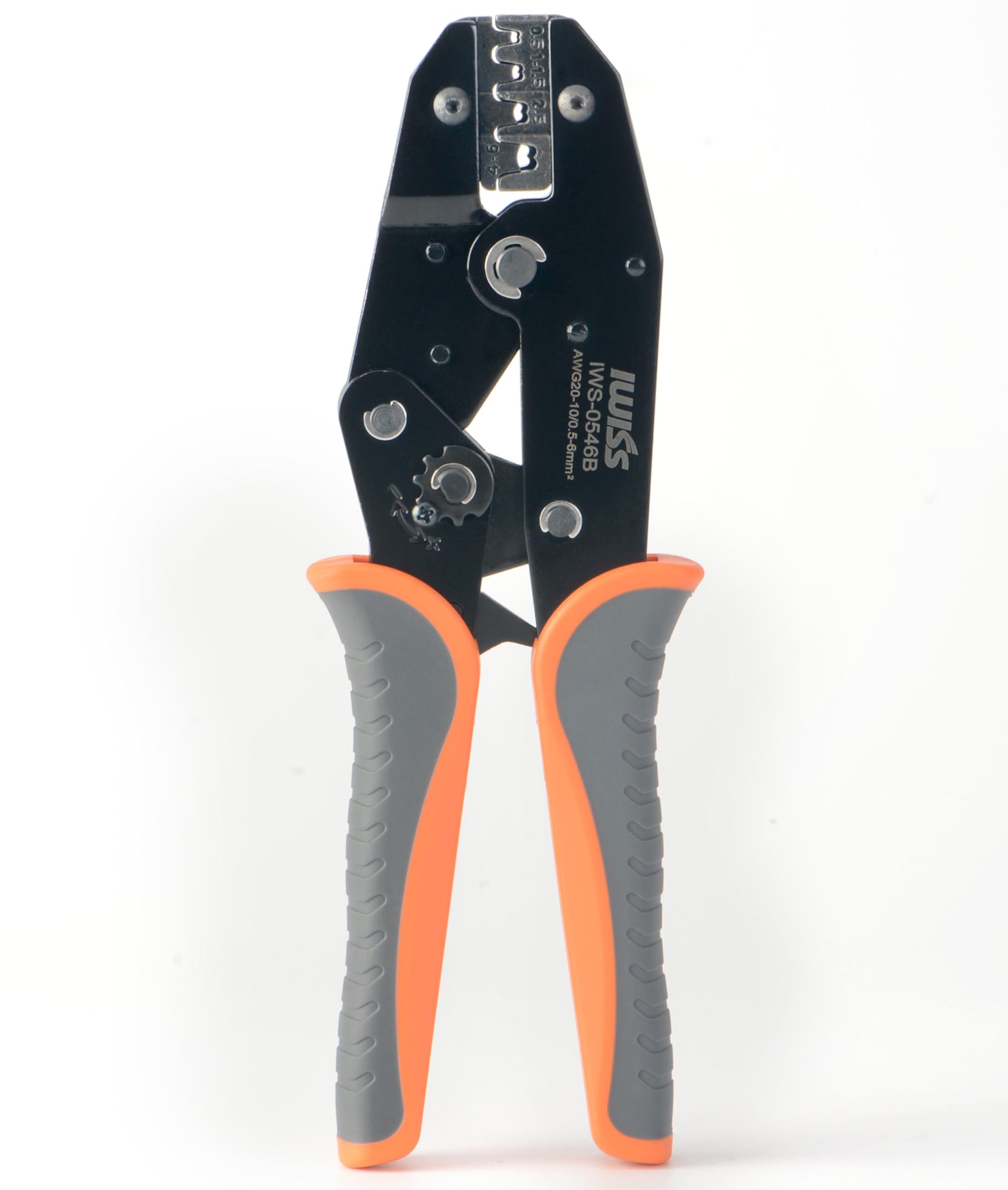 

IWISS Flat Faston Terminal Crimping Compatible with IWS-0546B Ratchet-Type Pliers, 0.5-5.5mm² оранжевый