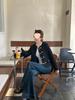 Spring & Autumn Korean Style Petite Versatile Round Neck Jacket for Women
