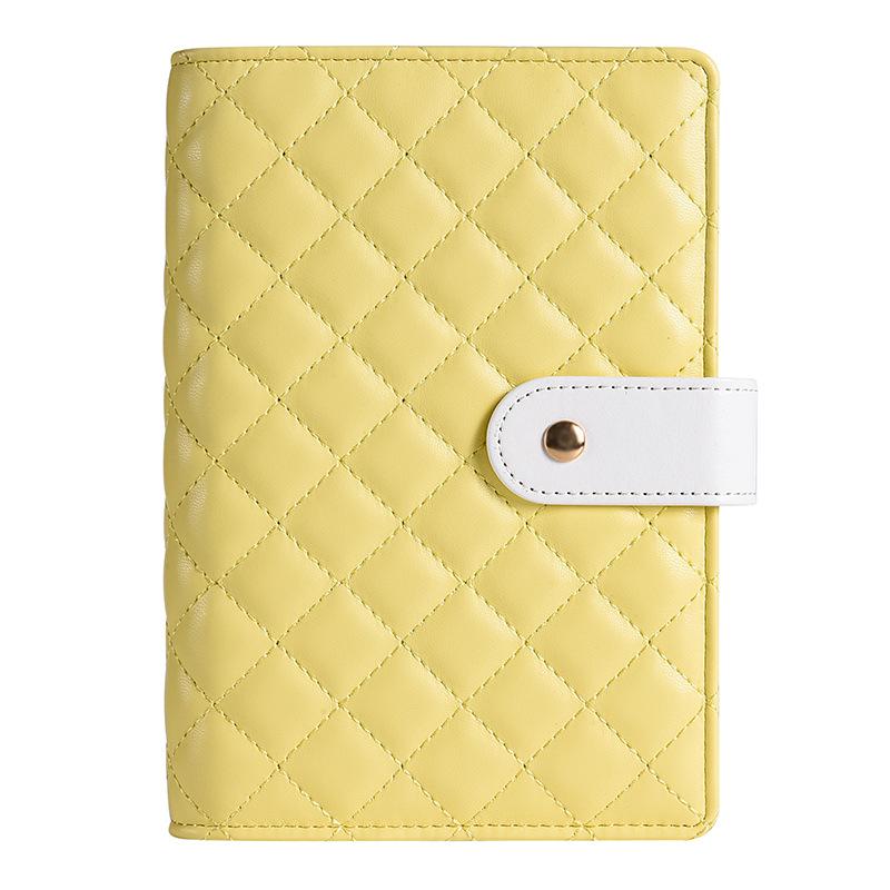 A6 Macaron Handy Notizbuch: PU-Leder Umschlagmappe & Bargeld-Organizer