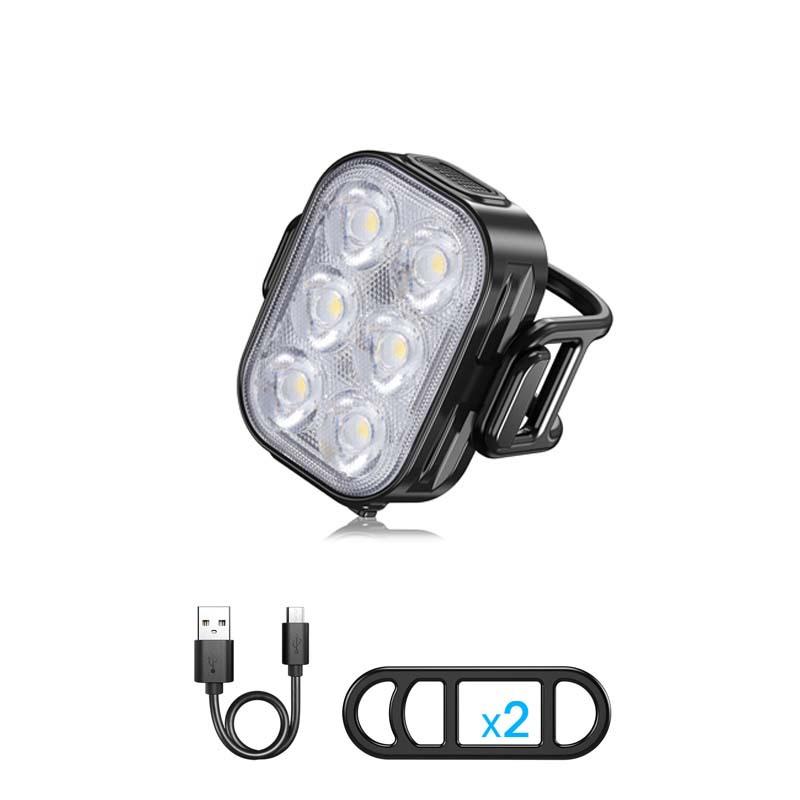 Bike Lights for Night Riding, Rechargeable Front Back Bicycle Lights, Waterproof IP65 Bike Headlight Tail Light LED Bike Lamp