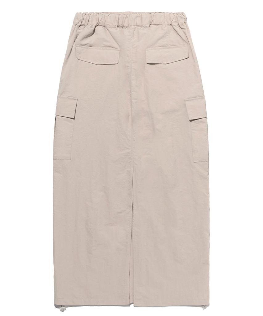 Bibalabida Clubs Nylon Cargo Long Skirt