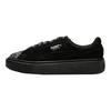 Puma  Suede Platform Crushed Gem - Black Women Sneakers Aged-Silver 365866-01