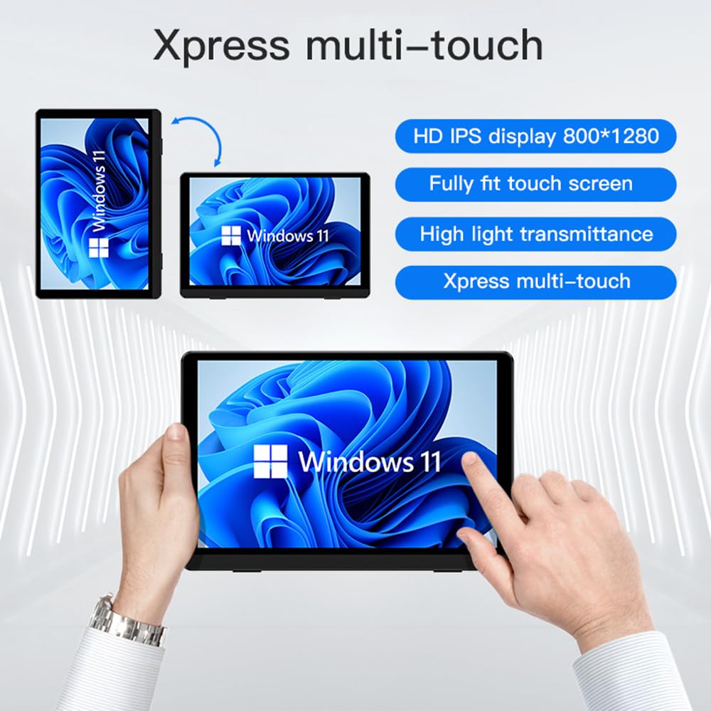 SZBOX Mini PC Stick Small Touchscreen Tablet Intel Alder Lake N200 To Windows 16GB 512GB 3400mAh USB 4K Dual WiFi BT RJ45 PC, PC, 7-inch 2-in-1 PC,