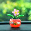 Swinging Sunflower Car Ornament - High-Temperature Resistant Interior Decoration