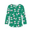 Children's Long Sleeve Tops Casual Print T Shirt Round Neck Pullover Blouse