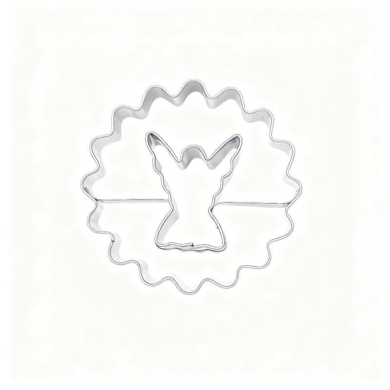 Stainless Steel Christmas Cookie Cutter Gingerbread Man Snowflake Star Shape Biscuit Mold Diy Cake Pastry Baking Making Tools