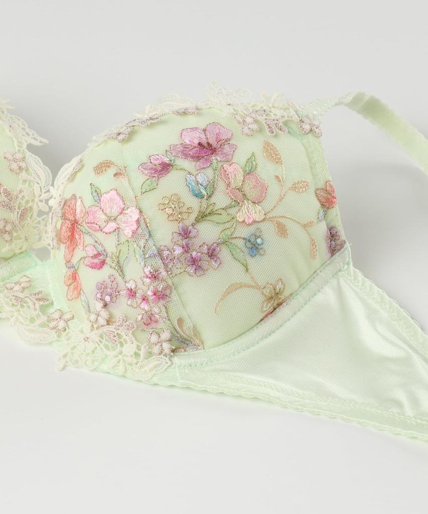 Bra Wing Makes your breasts look fuller and Gentle fit Padded bra PB2920 GR F65 [Wing/Wacoal] Lesiage, softer, [2920 Series] Women's