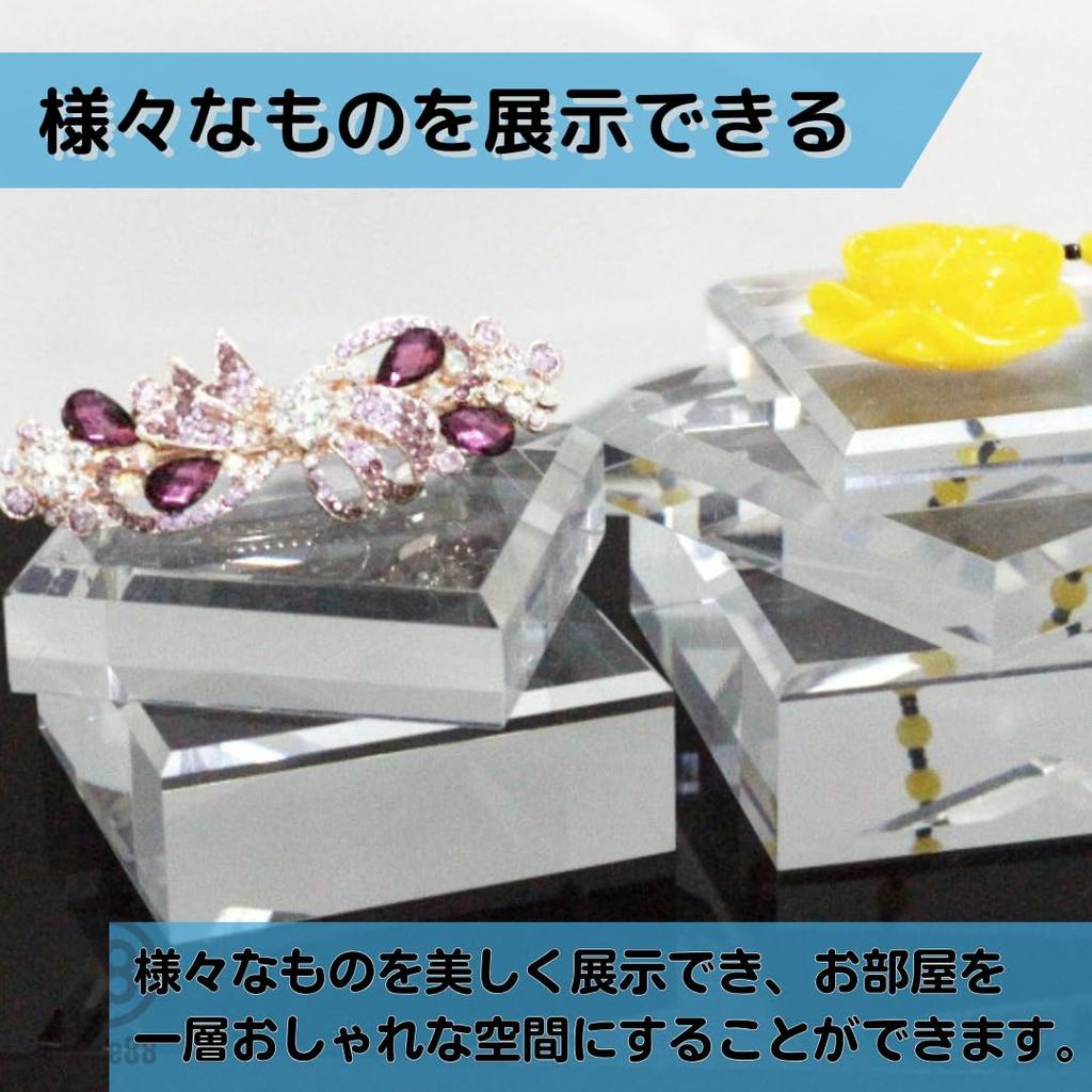 store88 Acrylic Block, Acrylic Stand, Photography Block Base, Acrylic Panel Display, Clear (10cm x 10cm Square)