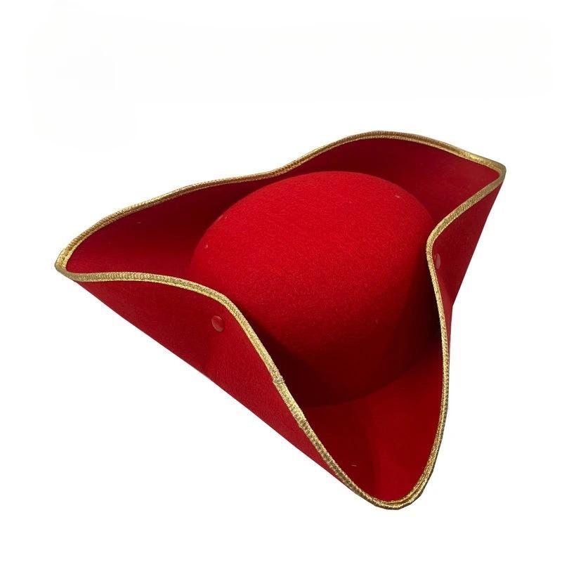 Adult and Children Cosplay Prop Party Performance Pirate Captain's Hat Headwear