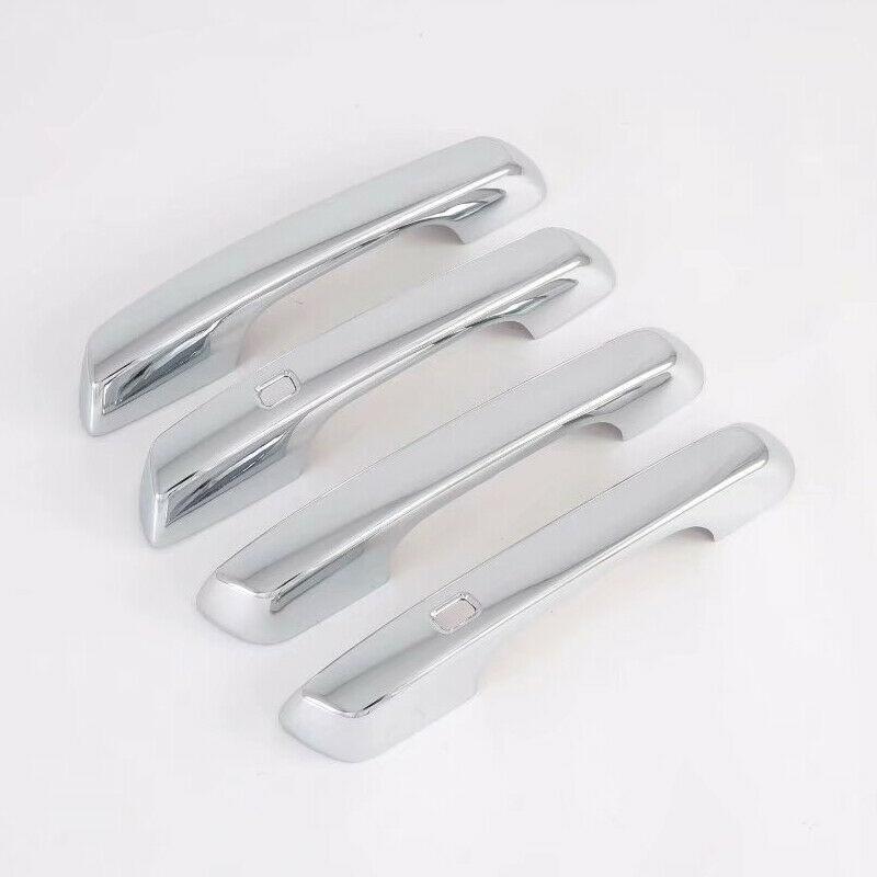 ABS Chrome Car Door Handle Cover with Smart Key Hole For Hyundai Venue Car Styling