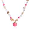 Summer Ocean Series Seashell Necklace - Fashionable Blue and Pink Beach Clavicle Chain Jewelry for Women