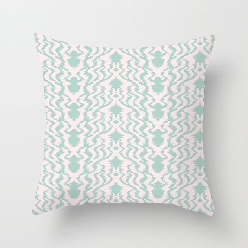 American Pattern Geometric Pillowcase Home Sofa Cushion Pillowcase