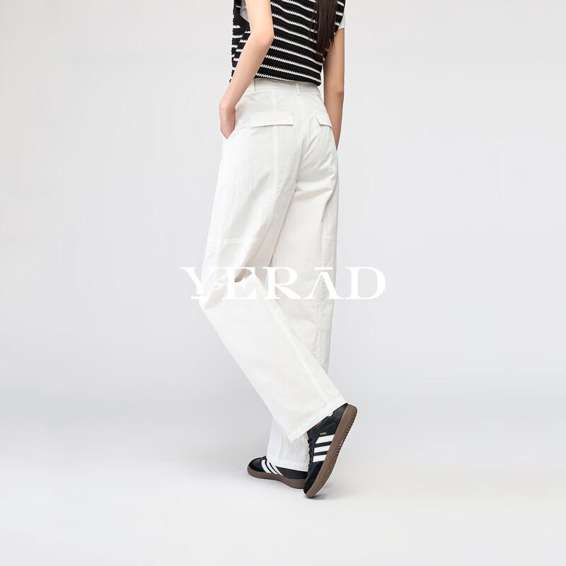 Yalida Women's High-Waist Loose Fit Banana Trousers