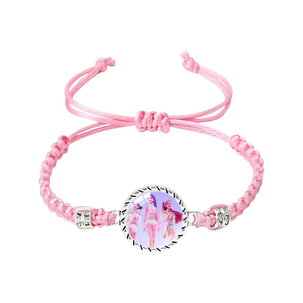 Gifts For Little Girls: Cosplay Costume Accessories, Two-tone Woven Bracelet, Wristband, Costume