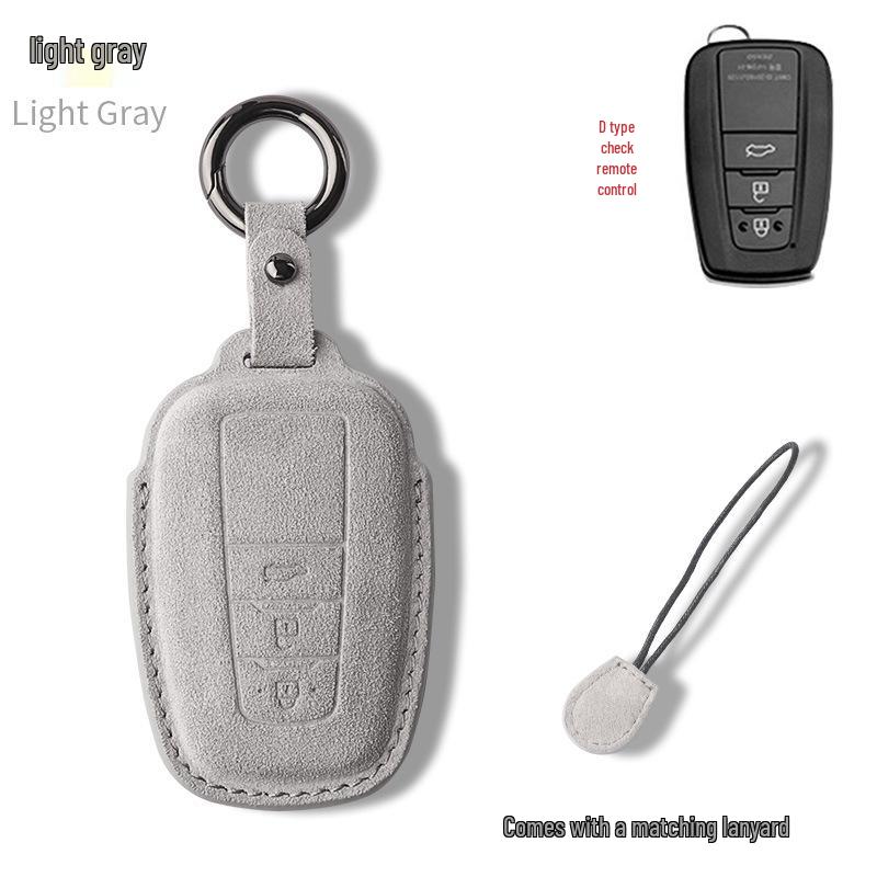 Toyota Corolla Suede & Leather Key Case for Avalon, Camry, Levin, RAV4, Highlander