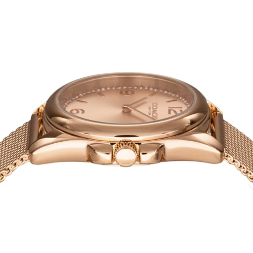 Coach GREYSON Watch, 36mm, Pink Gold Dial, Quartz Movement, Water Resistant, Mineral Glass, 14504143, Women's, Gold