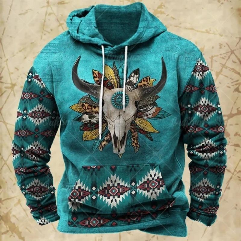 Hoodies Für Männer Y2k Golf Camping Casual Cowboy Langarm Herbst Mode Sweatshirts 3d Gedruckt Mit Kapuze Urlaub Lose Übergroßen