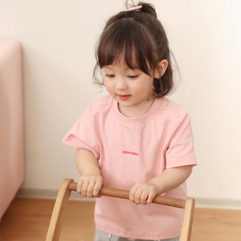 LUSON Baby Girl's Cotton Short Sleeve T-Shirt