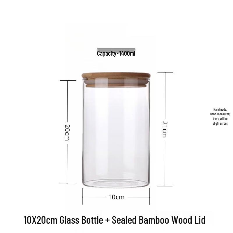 KANGFUTAO Glass Sealed Storage Jar
