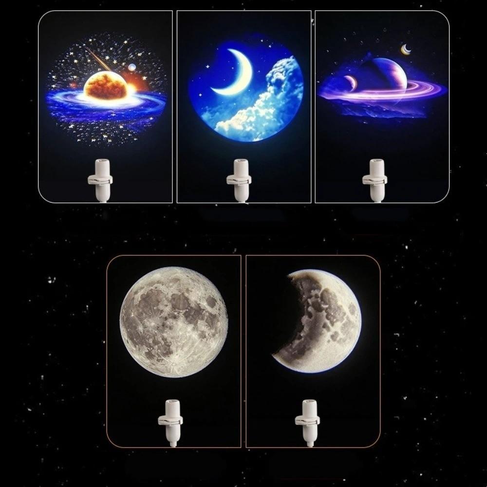 Flexible Neck Galaxy LED Projector 360 Degree Rotating Atmosphere Lamp Novelty Night Light Dorm