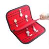 PU Leather Watch Storage Box Zipper Closure Premium 20 Slot Storage Box Portable Lint Interior Watch Box Organizer Home