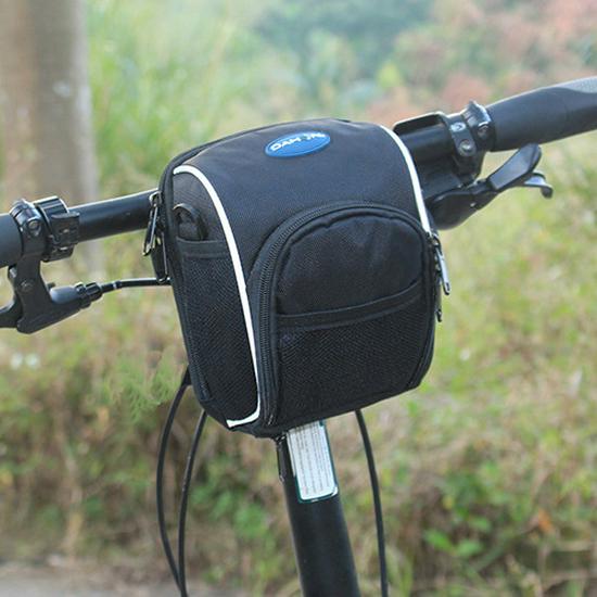 Dahong Foldable Bike Handlebar & Stem Bag - Front Mount for Road or Mountain Cycling