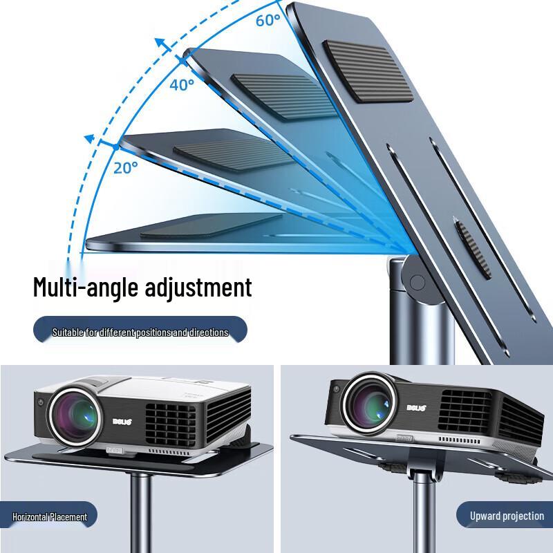 Adjustable Projector & Laptop Floor Stand