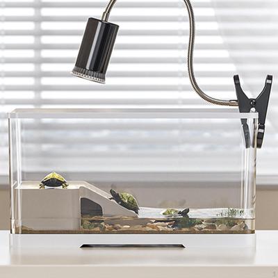 Turtle Tank Aquarium Basking Plattform Husdjur Tillbehör Eremit Sköldpaddor Fodral Multifunktionsområden