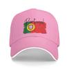 Damen Unisex Portugal Flagge Portugiesischer Outdoor Hut Verstellbare Kappe Lässige Baseballkappe Golf Sonnenschutz