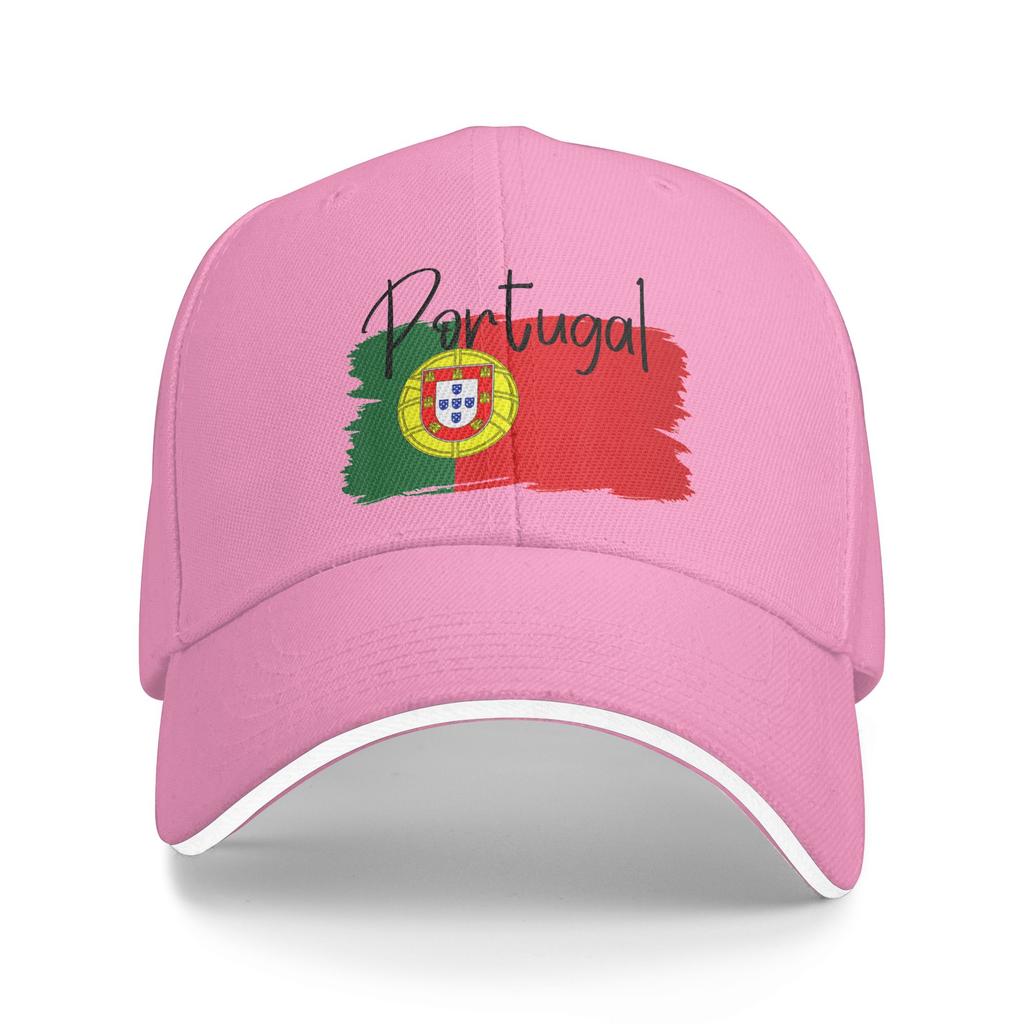 Damen Unisex Portugal Flagge Portugiesischer Outdoor Hut Verstellbare Kappe Lässige Baseballkappe Golf Sonnenschutz